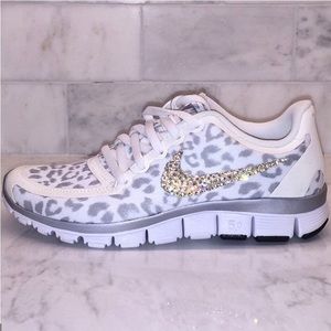 Nike Bling Leopard Free Run 5.0 💎